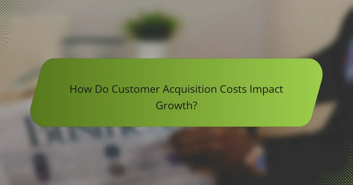 How Do Customer Acquisition Costs Impact Growth?