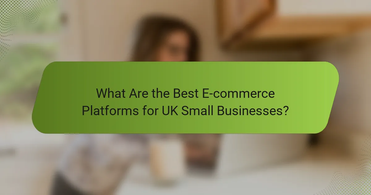 What Are the Best E-commerce Platforms for UK Small Businesses?
