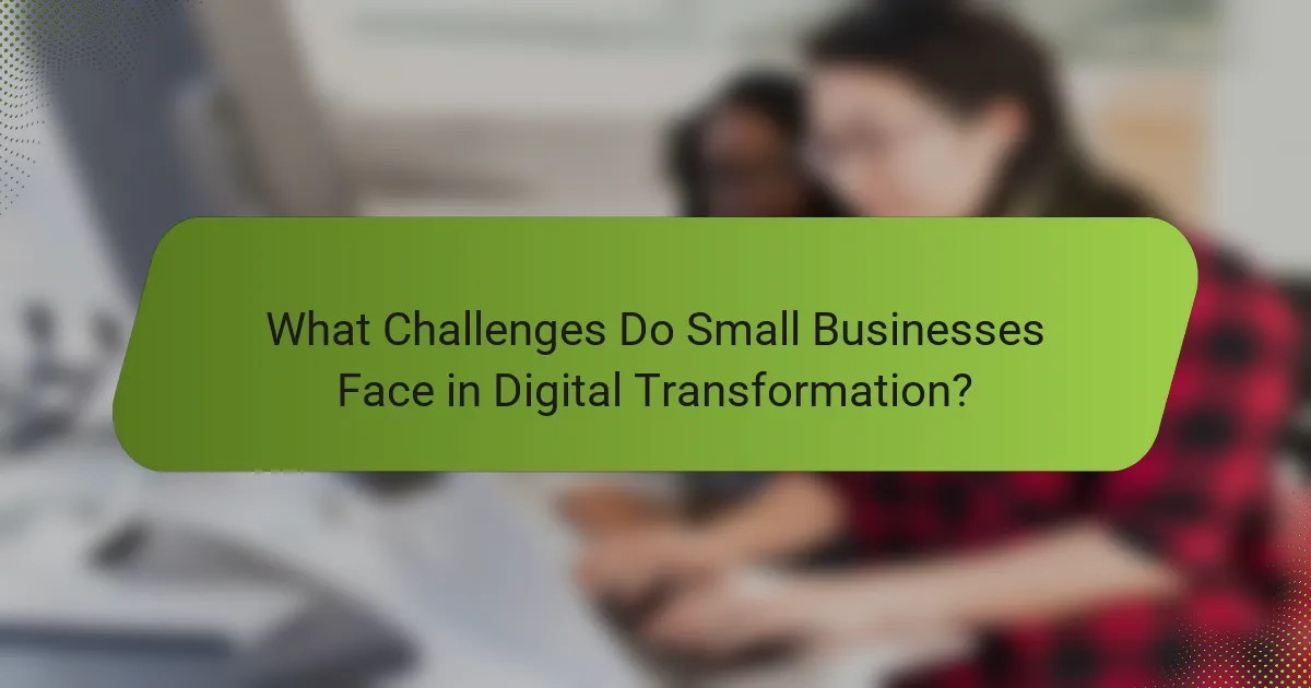 What Challenges Do Small Businesses Face in Digital Transformation?